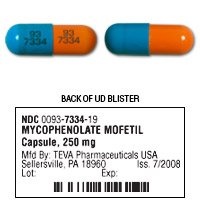 MYCOPHENOLATE MOFETIL TEVA