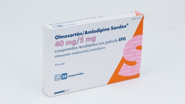 OLMESARTAN MEDOXOMIL E AMLODIPINA SANDOZ
