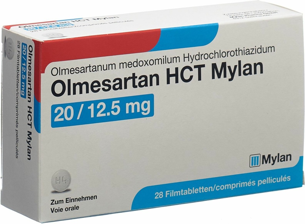 OLMESARTAN MEDOXOMIL E IDROCLOROTIAZIDE MYLAN