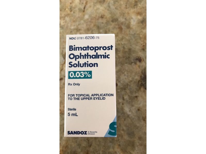 BIMATOPROST E TIMOLOLO SANDOZ