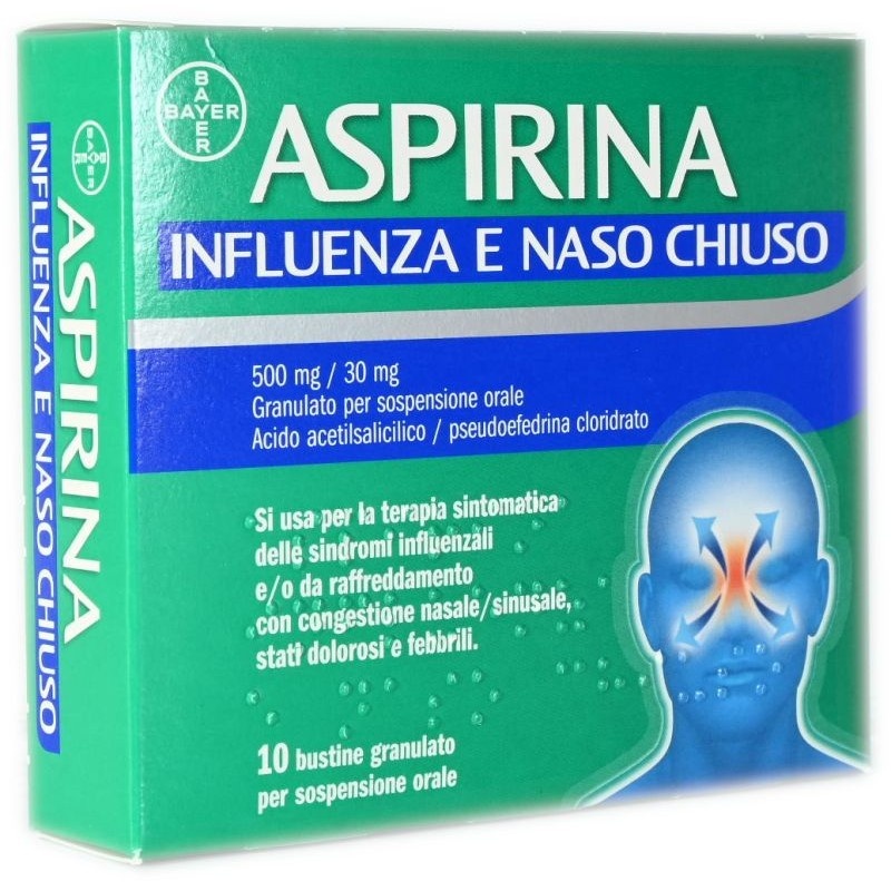 ASPIRINA INFLUENZA E NASO CHIUSO
