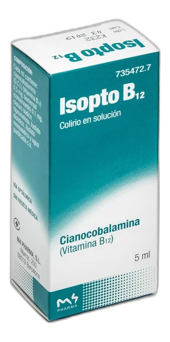 ІЗОПТО B12 0,5 мг/мл КРАПЛІ ОЧНІ, РОЗЧИН