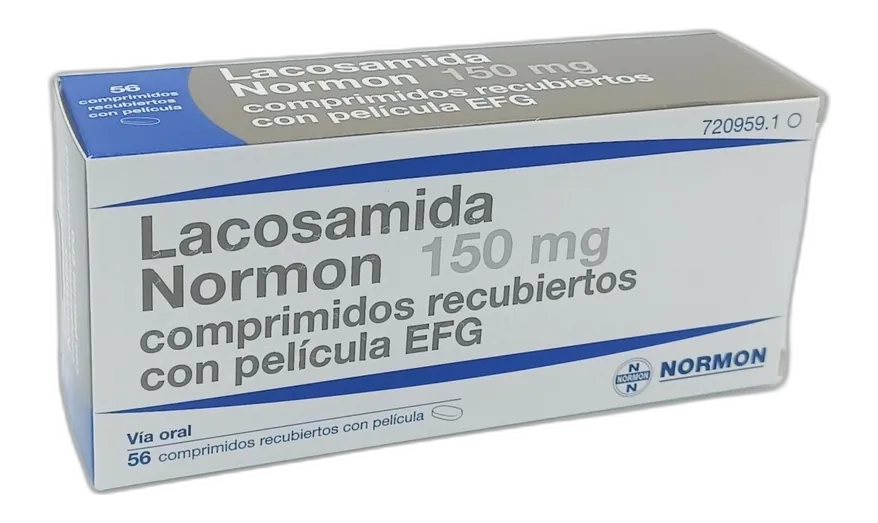 ЛАКОСАМІД НОРМОН 150 мг ТАБЛЕТКИ, ПОКРИТІ ПЛІВКОВОЮ ОБОЛОНКОЮ