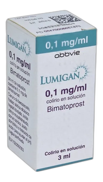 ЛУМІГАН 0,1 мг/мл КРАПЛІ ОЧНІ, РОЗЧИН