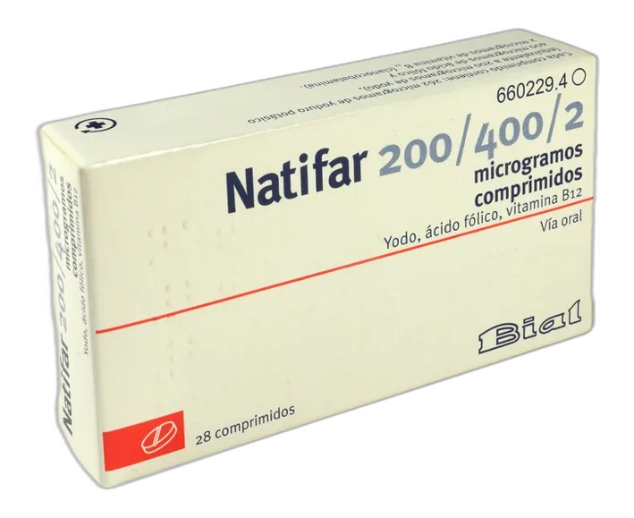 НАТІФАР 200/400/2 мікрограми ТАБЛЕТКИ