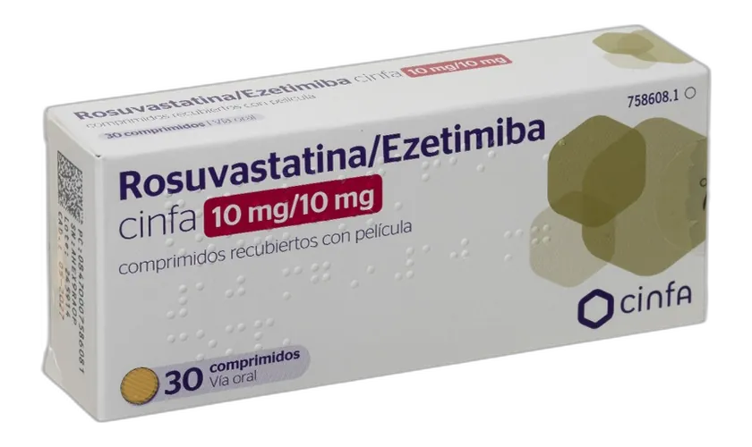 РОСУВАСТАТИН/ЕЗЕТИМІБ ЦИНФА 10 мг/10 мг ТАБЛЕТКИ, ПОКРИТІ ПЛІВКОВОЮ ОБОЛОНКОЮ