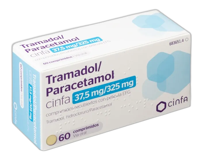 TRAMADOL/PARACETAMOL CINFA 37.5 mg/325 mg FILM-COATED TABLETS