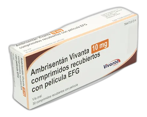 AMBRISENTAN VIVANTA 10 MG COMPRIMIDOS RECUBIERTOS CON PELICULA EFG