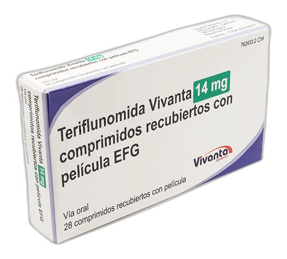 TERIFLUNOMIDA VIVANTA 14 MG COMPRIMIDOS RECUBIERTOS CON PELICULA EFG