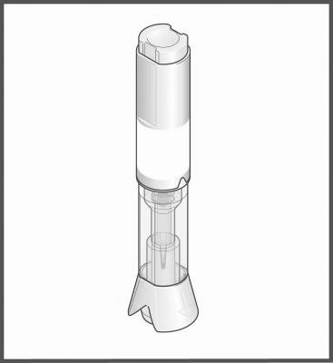 Metex PEN pen with cap, side view, with labeled components