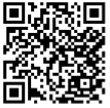 Square QR code with black and white modules arranged in a complex pattern