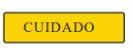 Bright yellow rectangle with the word CAUTION written in black uppercase and bold letters in the center
