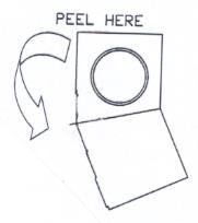 Busta farmaceutica bianca con indicazione