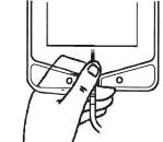 Mano che tiene un autoiniettore con l