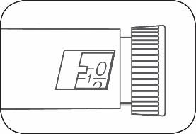 Siringa preriempita con stantuffo a rilascio graduale e indicatore di dose numerica 012