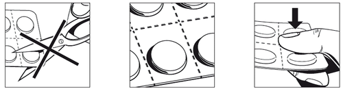 Tre fasi di iniezione sottocutanea con ago corto e smusso, freccia nera indica direzione