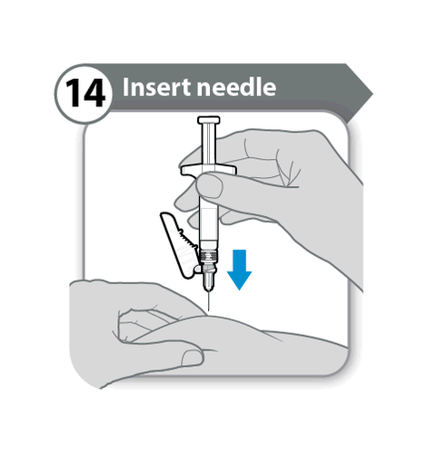 Mano che inserisce l