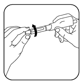 Mani che ruotano un dispositivo penna per l