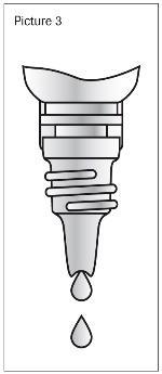 Dispositivo medico con forma conica e gocce che cadono dalla punta inferiore struttura a strati cilindriche