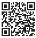 Codice QR nero su sfondo bianco con piccoli quadrati agli angoli per facilitare la scansione e l