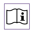 Libro aperto stilizzato con una lettera