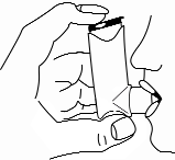 Mano che afferra una fiala di vetro trasparente con un