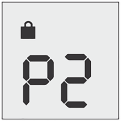 Display digitale grigio con i numeri