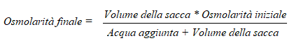 Formula matematica che calcola l