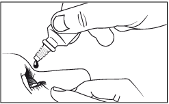 Mano che tiene un flacone contagocce inclinando una goccia nell