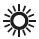 Simbolo stilizzato di un sole nero con raggi radiali che emanano da un cerchio centrale bianco