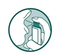 Mano che afferra e rimuove un cerotto adesivo da una confezione bianca all