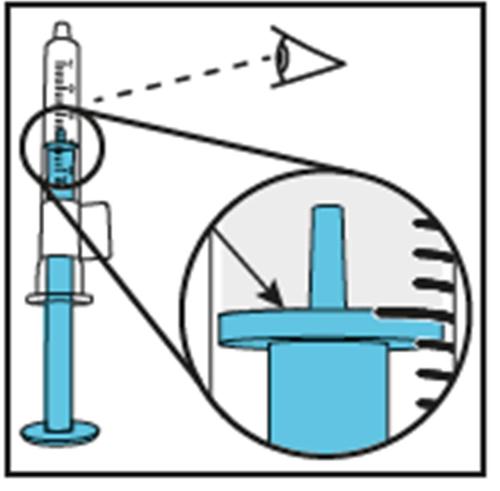 Siringa con ago che inietta farmaco nel tessuto sottocutaneo con un angolo di 45 gradi evidenziato da un cerchio e freccia