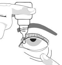 Goccia di liquido che cade dall