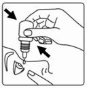 Mano che tiene un dispositivo per iniezione sottocutanea con ago inserito nella pelle e freccia che indica la direzione