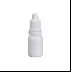 Flacone bianco contagocce con tappo a vite e punta per somministrazione oculare o nasale