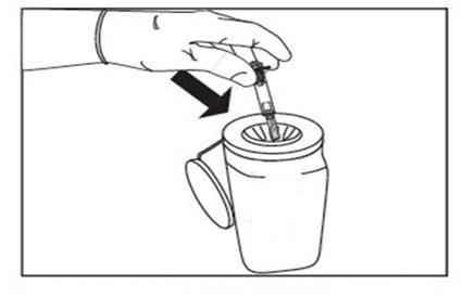 Mano che inserisce l