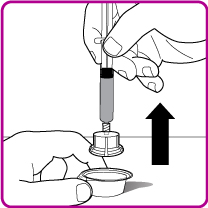 Mano che inserisce l