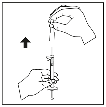 Mano che inserisce l