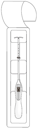 Dispositivo intrauterino a forma di T all