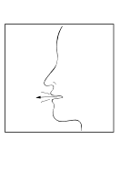 Schema lineare di un intestino con freccia che indica il percorso del farmaco