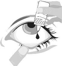 Occhio umano con goccia che cade dall