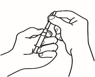 Mani che tengono una penna per iniezione con l