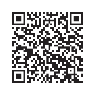 Codice QR nero e bianco con piccoli quadrati agli angoli per la scansione e l