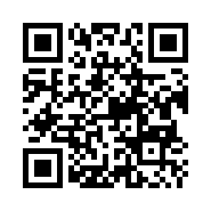 Codice QR nero e bianco con tre quadrati pi&ugrave; piccoli agli angoli e uno al centro per la scansione