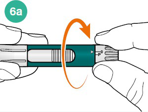 Mani che ruotano un dispositivo penna per l