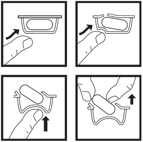 Fiala con stantuffo e ago, frecce indicano estrazione e inserimento, mano che tiene la siringa e spinge lo stantuffo per l
