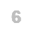 Numero sei stilizzato in grigio su sfondo bianco