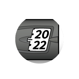 Penna precompilata con indicatore numerico che mostra il dosaggio 20/22 unit&agrave; su sfondo grigio e cerchio bianco