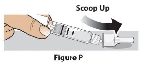 Mano che afferra un dispositivo a cartuccia con un