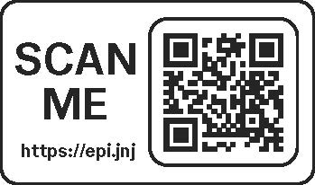 Codice QR nero su sfondo bianco con la scritta "SCAN ME" in nero sopra e l